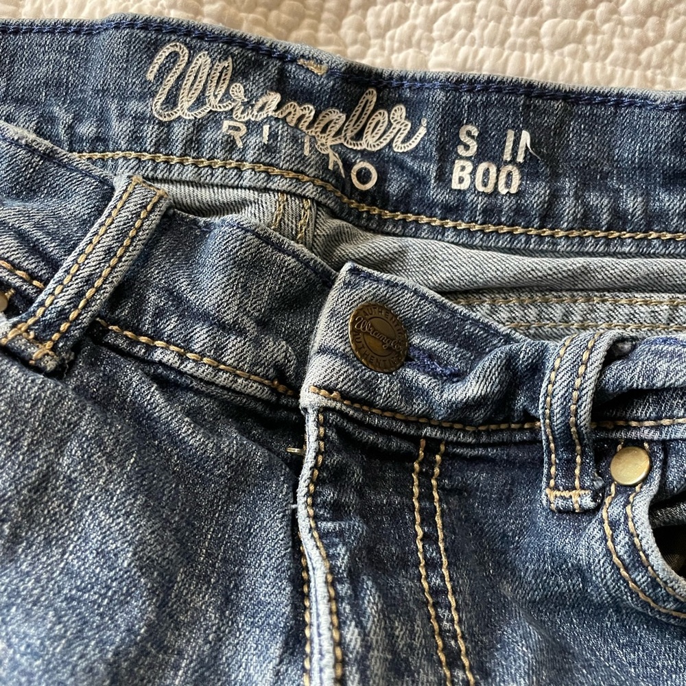 Mens wrangler slim bootcut jean